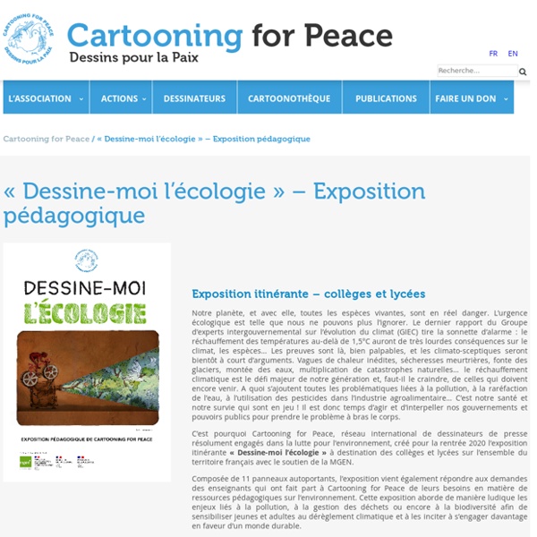 Exposition itinérante « Dessine-moi l’écologie »