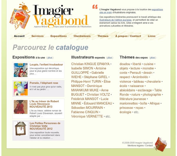 L’Imagier Vagabond, location expositions clef en main illustration jeunesse