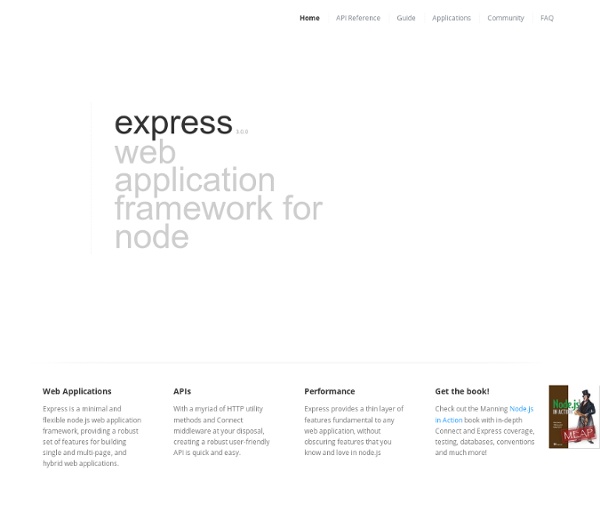 Express - node web framework