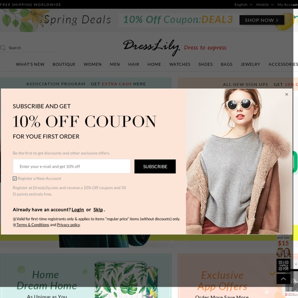 China Cheap Clothes Retail and Wholesale Online Dresses Stores –Dresslily.com