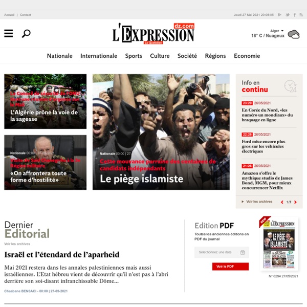 L'Expression Edition OnLine - 17 Mars 2011