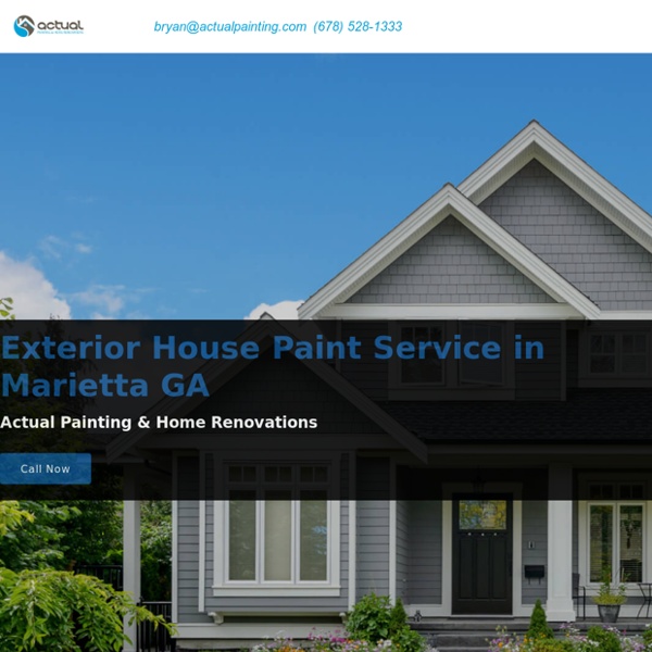 Exterior House Paint Service in Marietta GA