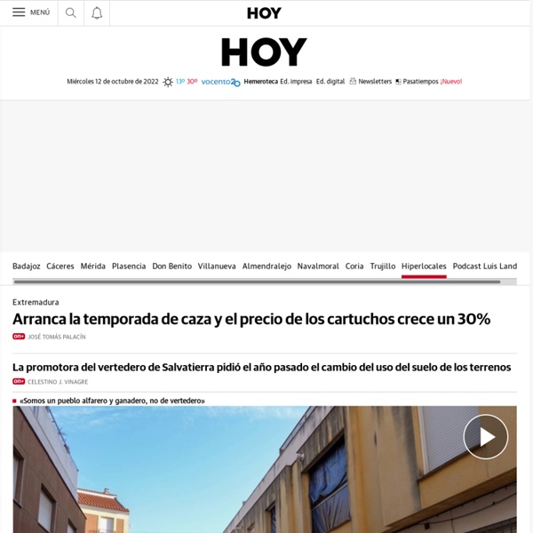 HOY Extremadura a diario con noticias y última hora del periódico y la edición digital