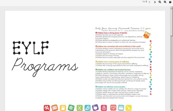 EYLF Programs