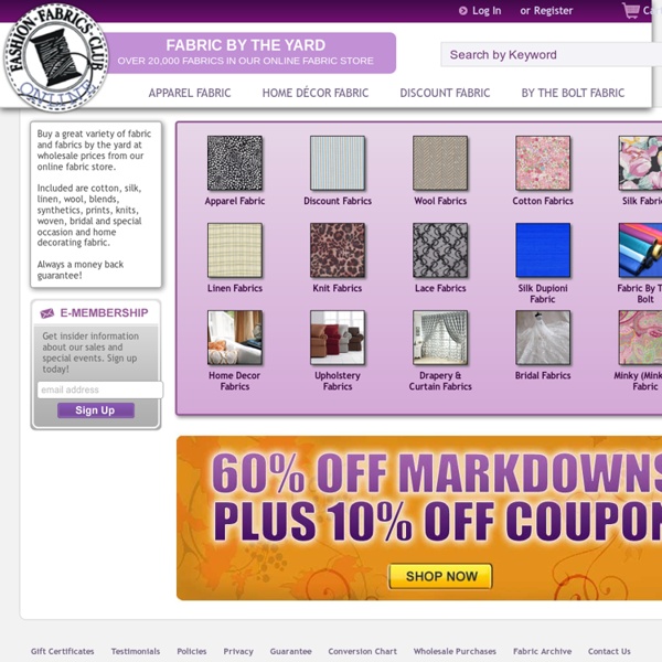 Fabric By The Yard. Fabrics at Wholesale Prices Pearltrees