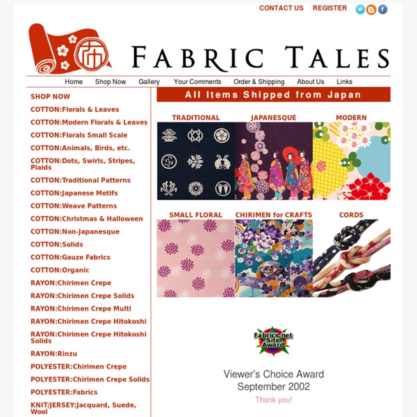 Fabric Tales - Japanese fabric