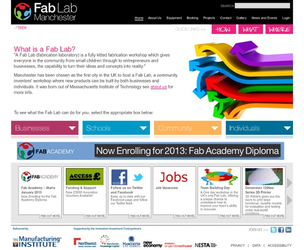 Fab Lab Manchester - Home
