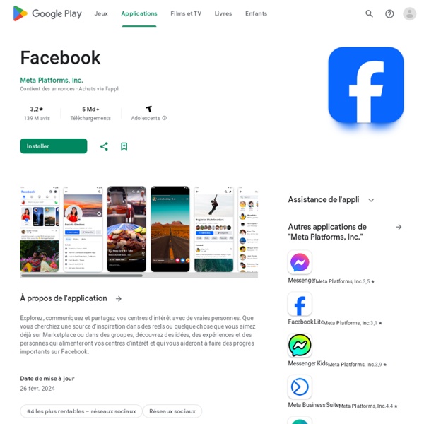 Facebook - Aplicaciones Android en Google Play