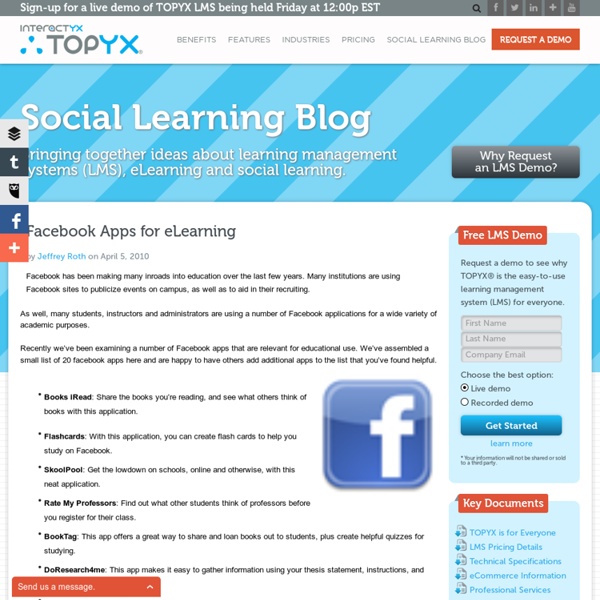 Facebook Apps for eLearning - Interactyx