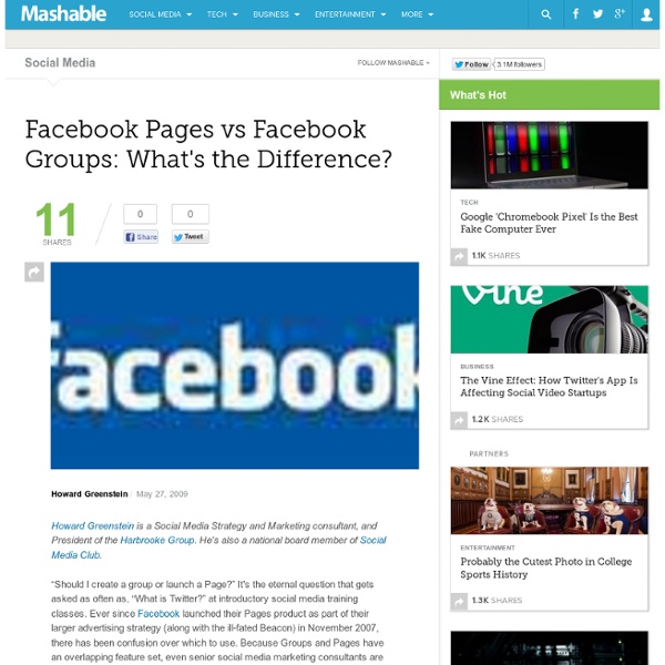 Facebook Pages vs Facebook Groups: What's the Difference?