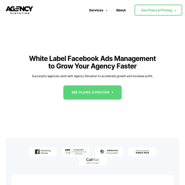 White Label Facebook Ads Management for Agencies