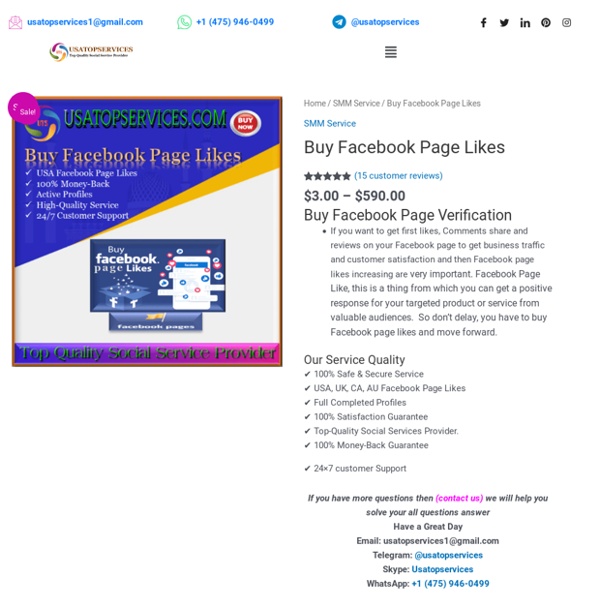 Buy Facebook Page Likes - Facebook Page Likes USA