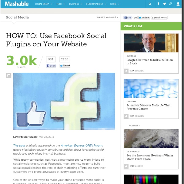 HOW TO: Use Facebook Social Plugins on Your Website