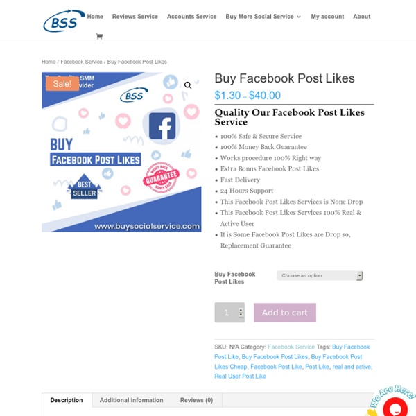 Buy Facebook Post LIkes - High Quality Our Services