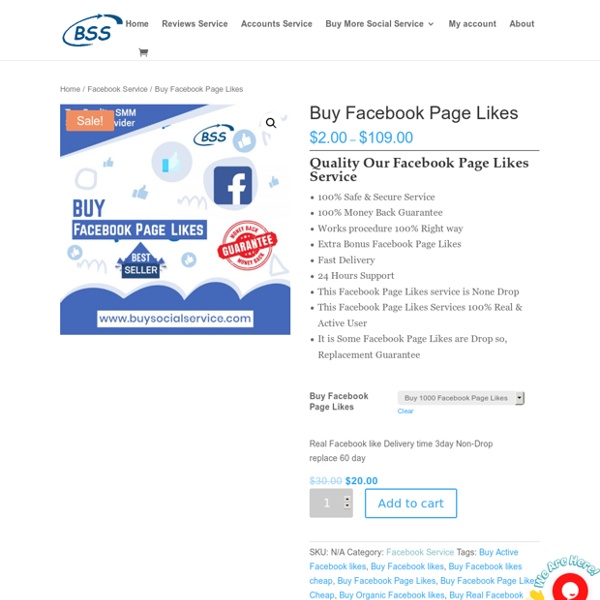 Buy Facebook Page Likes - High Quality Our Services