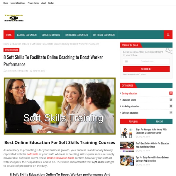 8 Soft Skills To Facilitate Online Coaching to Boost Worker Performance