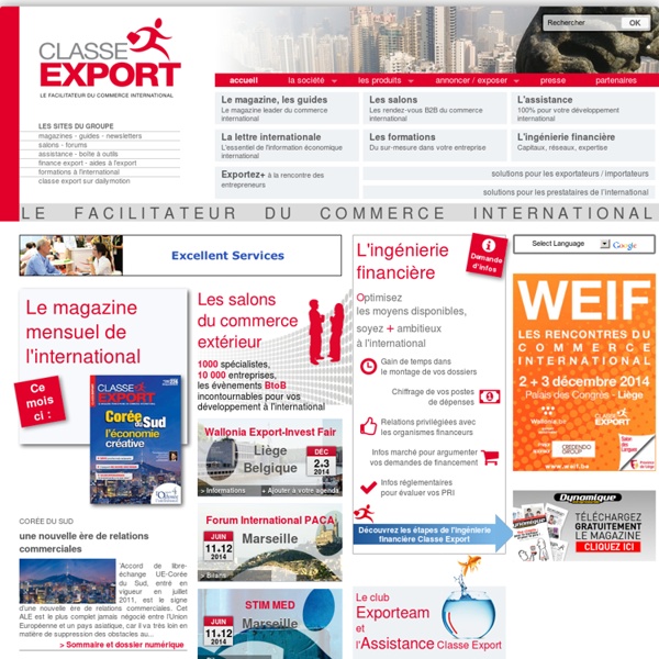 Le bimestriel francophone du commerce international