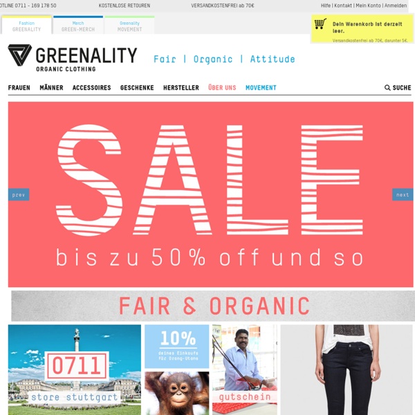 T-Shirts & Hoodies »Bio & Fair Trade »Greenality® Streetwear Shop