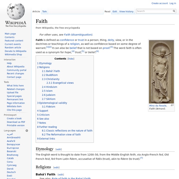 Faith (religion)
