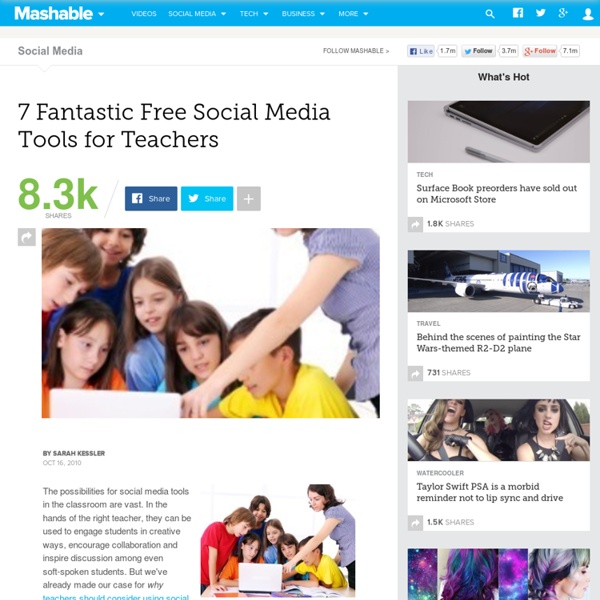 7 Fantastic Free Social Media Tools for Teachers