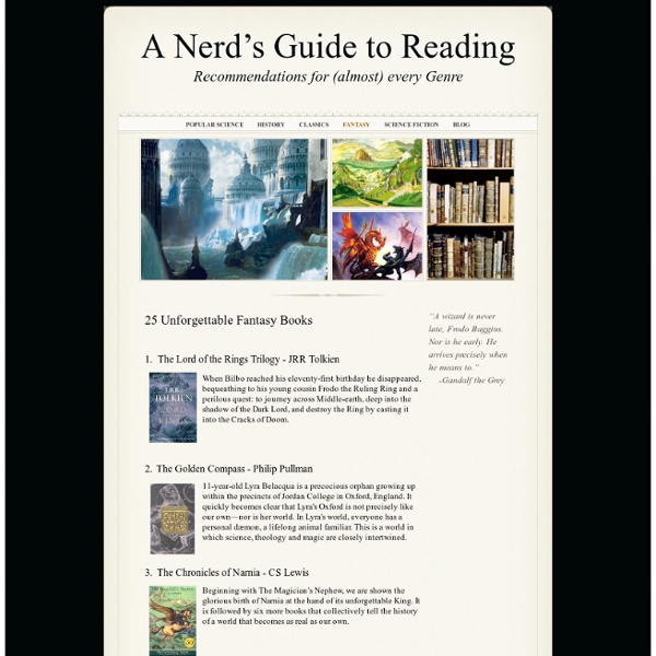 Fantasy - A Nerd’s Guide to Reading