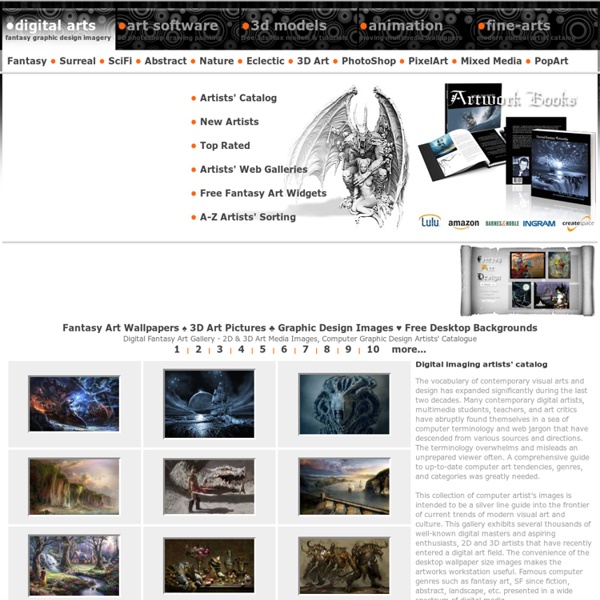 Fonds d'écran Fantasy Art Images 3D Art Design Graphique milieux Photos papiers peints sans