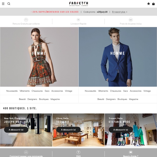 Farfetch - Designers, mode et luxe pour homme & femme