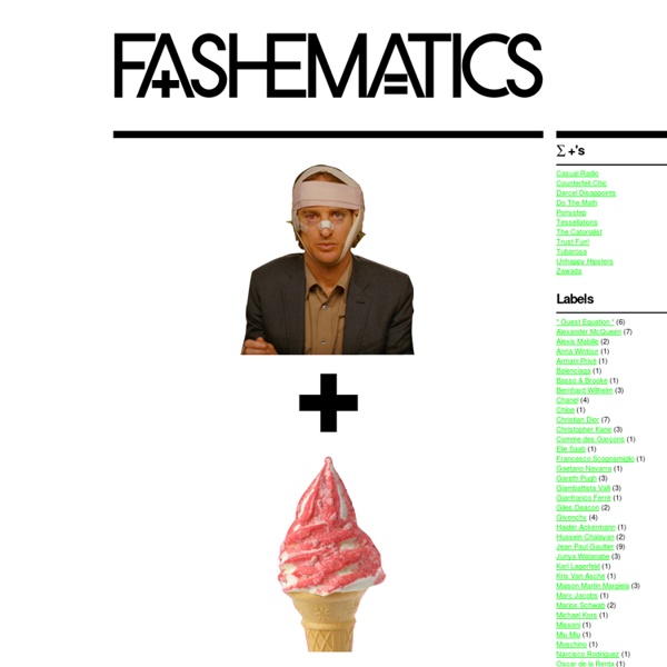 FASHEMATICS!!!