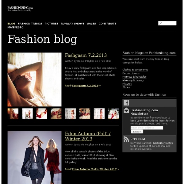 Fashion blog