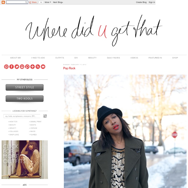 Where Did U Get That - The Fashion Blogger from London living in New York