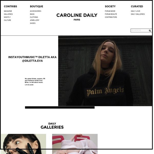 MODE : Magazine mode, tendances, beauté, lifestyle, luxe, culture sur CAROLINE Daily