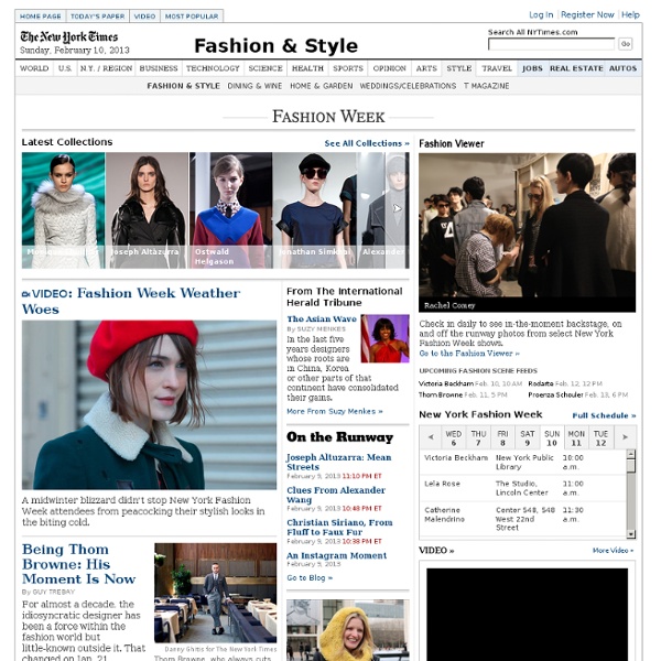 Fashion, Style News and Trends