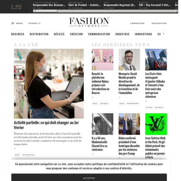 FashionNetwork.com France - Le site d'information des professionnels de la mode, du luxe et de la beauté
