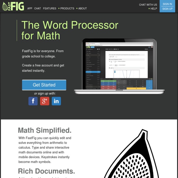 FastFig: The Word Processor for Math, Elementary, Middle, High