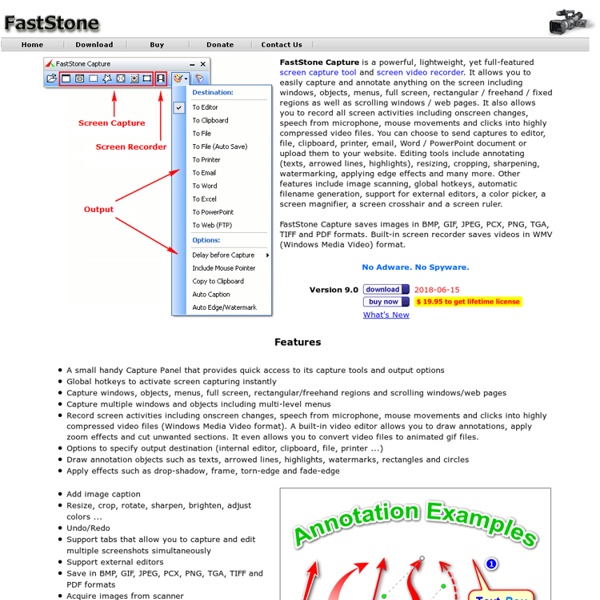 faststone screen capture free version