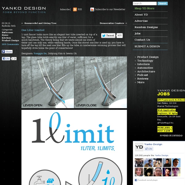 1ℓimit – Faucet Design by Yonggu Do, Dohyung Kim & Sewon Oh