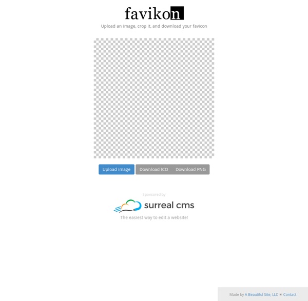 Favikon · A favicon generator