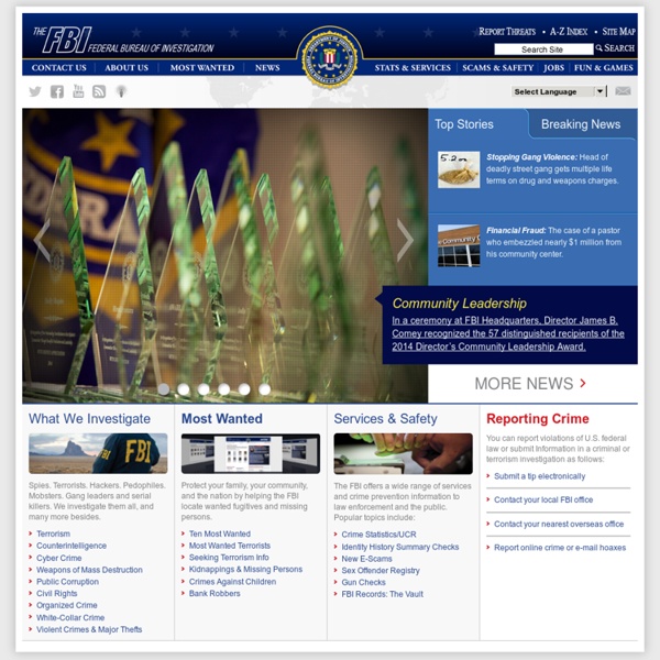 FBI — Homepage