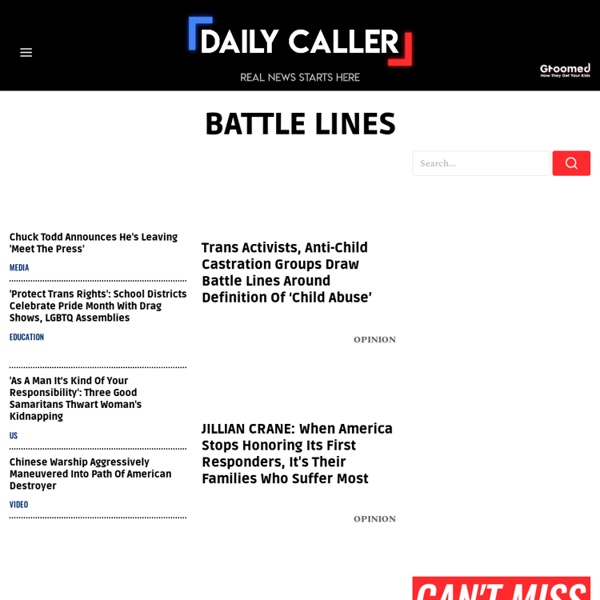 The Daily Caller features breaking news, opinion, research, and entertainment 24 hours a day.