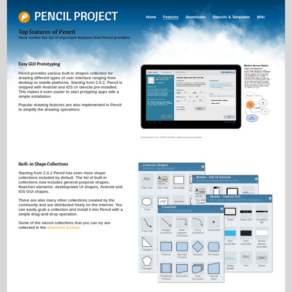 Features - Pencil Project