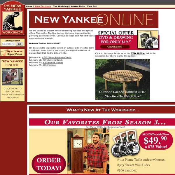 New Yankee Workshop - Featuring the Craftsmanship of Master Carpenter Norm Abram