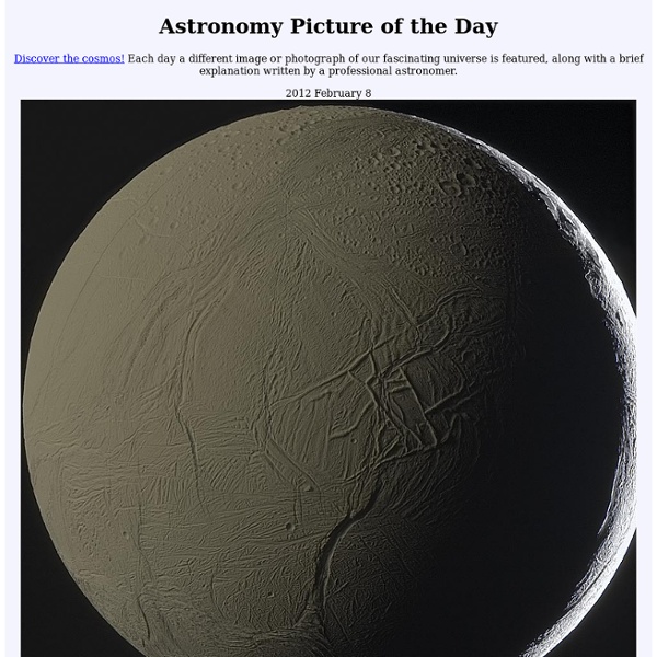 2012 February 8 - Enceladus Backlit by Saturn