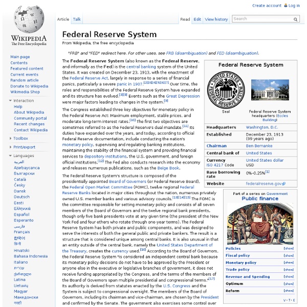 Federal Reserve System - Wiki