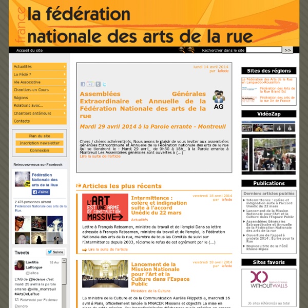 La Fédération Nationale des Arts de la Rue