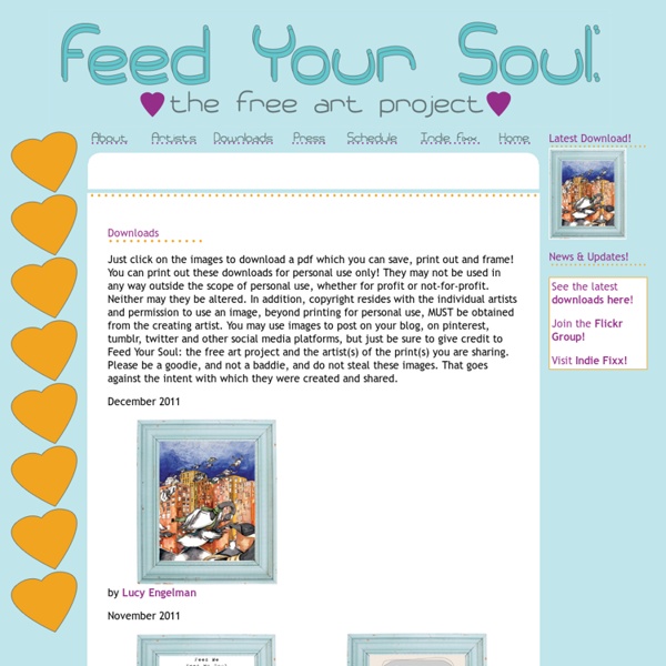 Feed Your Soul: the free art project