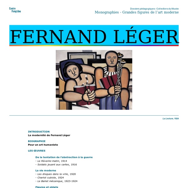 FERNAND LÉGER