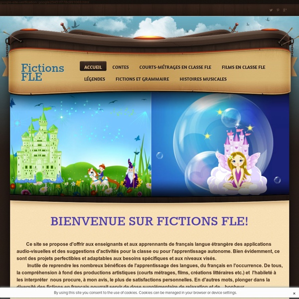 Fictions FLE - Accueil