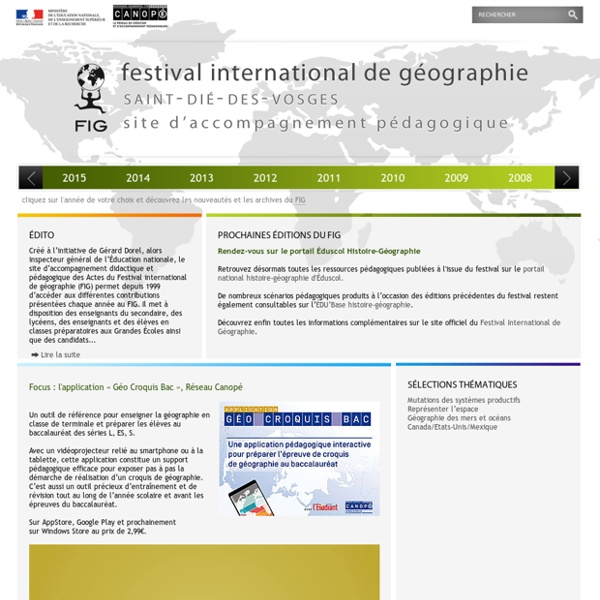 Festival international de la Géoagraphie