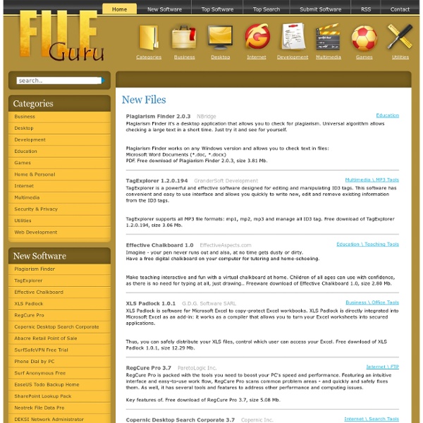 FileGuru.Com Your One Stop Shop For Great Software Downloads