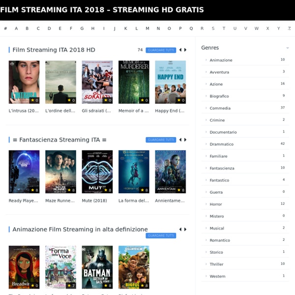 Film Streaming ITA 2018 - Streaming HD Gratis